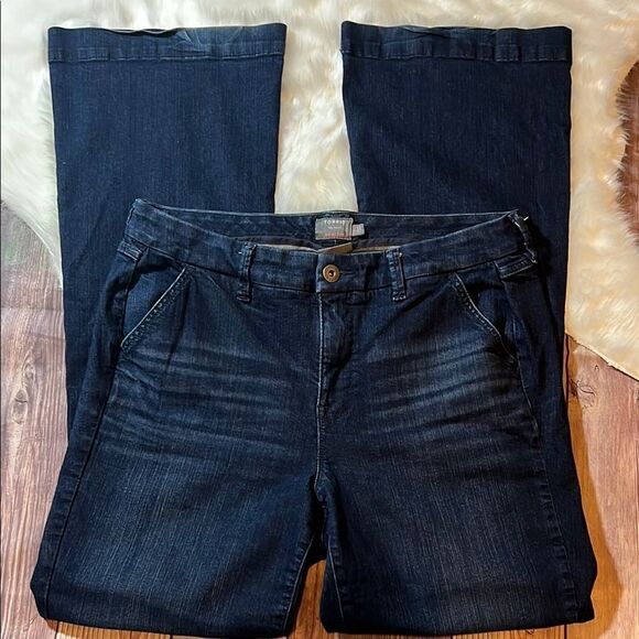 Torrid Mid-Rise Flare Jeans - Picture 2 of 4